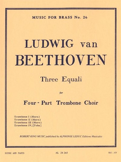L. van Beethoven: Three Equali