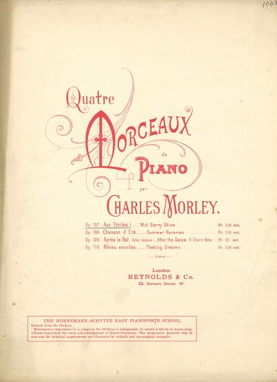 Charles Morley: 'Mid Starry Skies Op.107 (Aux Etoiles !)