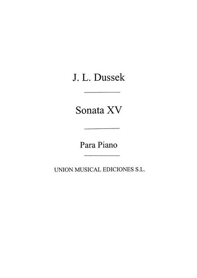 Sonata Xv Op.35 No.2, Klav