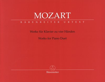 W.A. Mozart: Werke für Klavier zu vier Händen, Klav4m (Sppa)