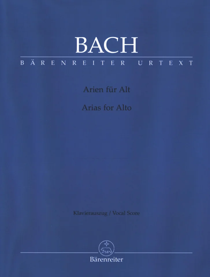 J.S. Bach: Arien für Alt, GesAKlv (KA) (0)