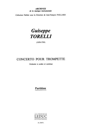 G. Torelli: Paillard Concerto (Part.)