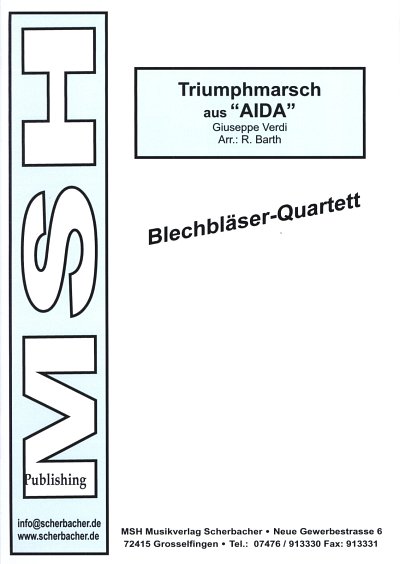 G. Verdi: Triumphmarsch (Aida), 2Tr2Pos