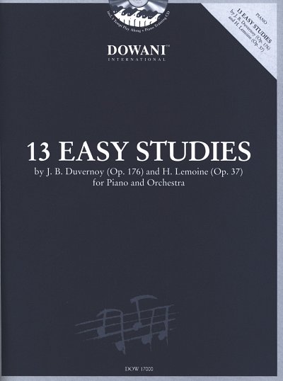 13 Easy Studies for Piano and Orchestra, Klav (+ Online A)