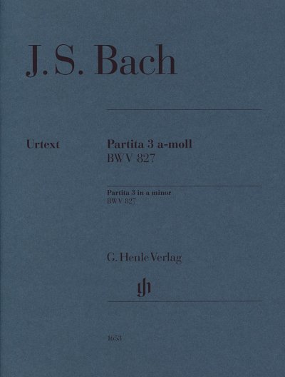 J.S. Bach: Partita 3 a-moll BWV 827, Klav/Cemb