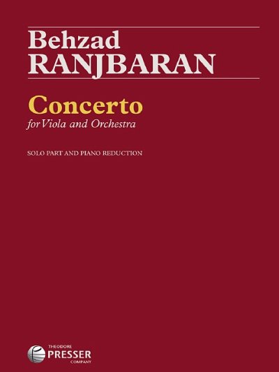 B. Ranjbaran: Concerto for Viola and Orche, VaKlv (KlavpaSt)