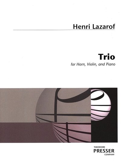 Lazarof, Henri: Trio