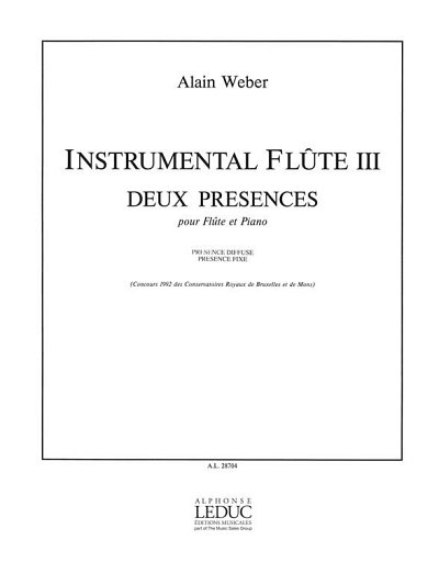 A. Webern: Instrumental Flute 3, FlKlav (KlavpaSt)