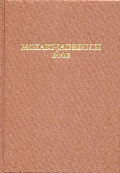 W.A. Mozart: Mozart-Jahrbuch 2000 (Bu)