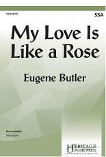 E. Butler: My Love is Like a Rose, FchKlav (Part.)