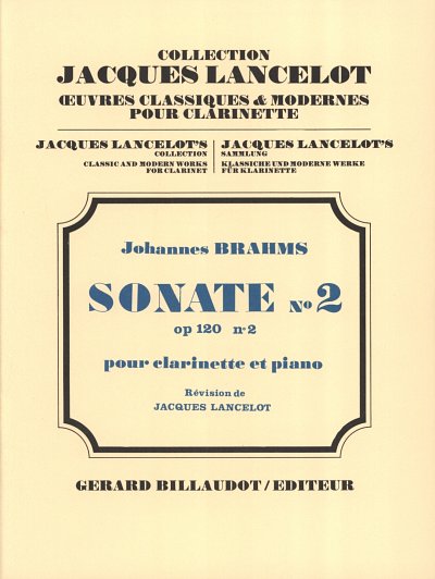 J. Brahms: Sonate Op.120 N°2 Saxophone, ASaxKlav