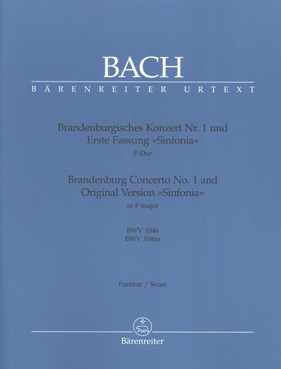 J.S. Bach: Brandenburgisches Konzert Nr. 1, SinfOrch (Part.)