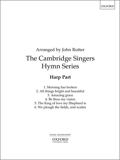 J. Rutter: The Cambridge Singers Hymn Series - Harp Part, Ch