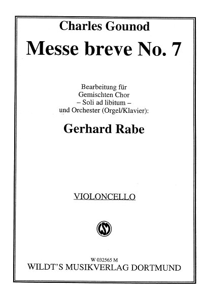 AQ: C. Gounod: Messe Breve 7 C-Dur, GchOrch (VC) (B-Ware)