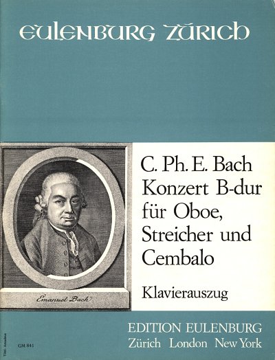 C.P.E. Bach: Konzert für Oboe B-Dur Wtq 164, ObStrBc (KASt)