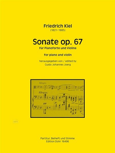 F. Kiel: Sonate op. 67, VlKlav (KlavpaSt)