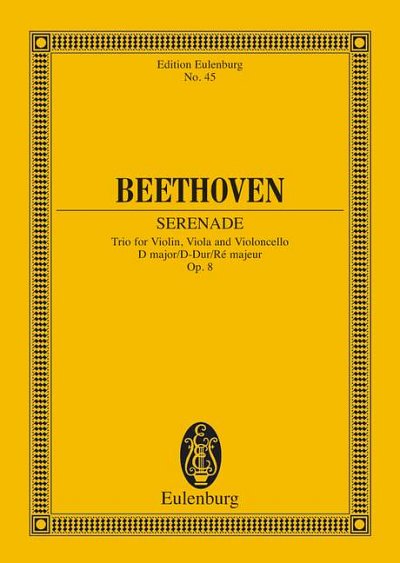 DL: L. v. Beethoven: Streichtrio D-Dur, VlVlaVc (Stp)