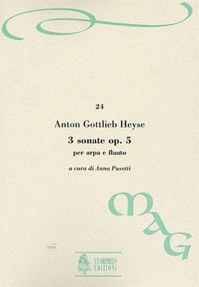 H.A. Gottlieb: 3 Sonatas op. 5, FlHrf (Pa+St)