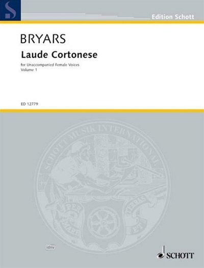 G. Bryars: Laude Cortonese Band 1 (Part.)