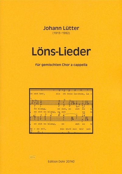 J. Lütter: Löns-Lieder (Chpa)
