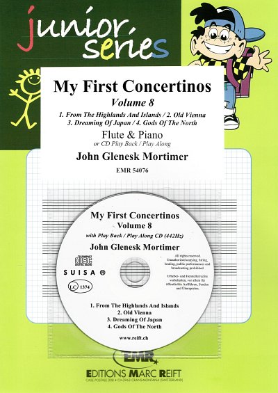 J.G. Mortimer: My First Concertinos Volume 8, FlKlav (+CD)