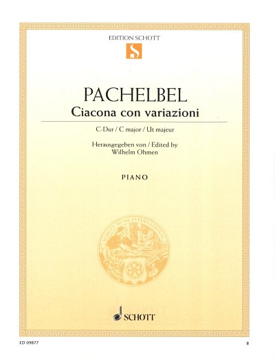 J. Pachelbel: Ciacona con variazioni C-Dur , Klav