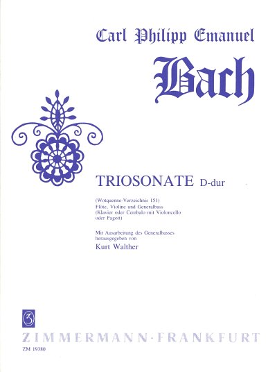 C.P.E. Bach: Triosonate D-Dur Wq 151