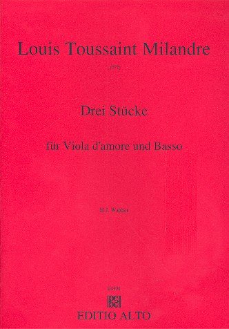 Milandre Louis Toussaint: 3 Stuecke