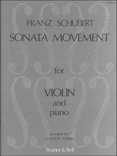 F. Schubert: Sonata Movement arranged, VlKlav (KlavpaSt)