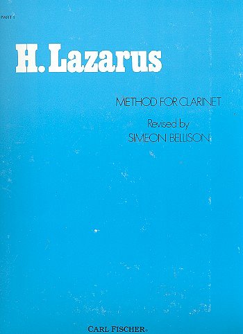 H. Lazarus: Method for Clarinet 1, Klar