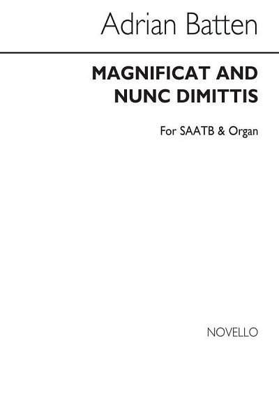 Magnificat & Nunc Dimittis (3rd Verse Service), GchKlav (Bu)