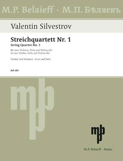 DL: V. Silvestrov: Streichquartett Nr. 1, 2VlVaVc (Pa+St)