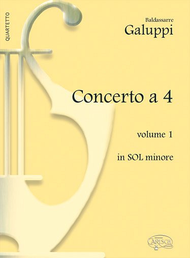 B. Galuppi: Concerto a 4 in Sol minore, Klav