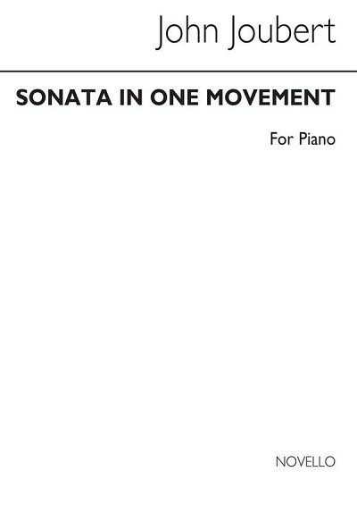J. Joubert: Sonata In One Movement For Piano, Klav