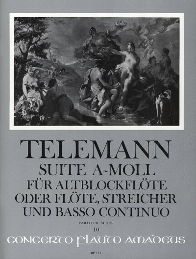 G.P. Telemann: Suite in a-moll TWV 55:a2, AblfStrBc (Part.)