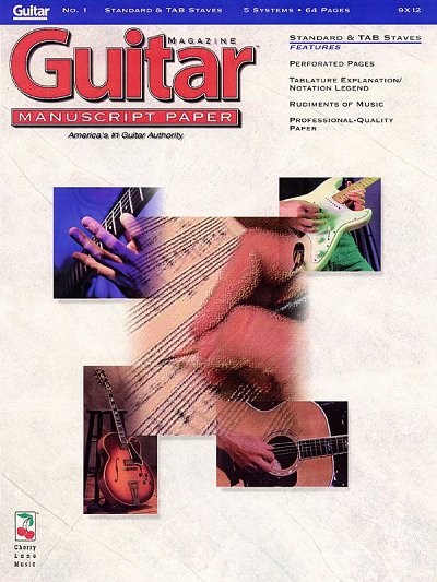 Guitar(TM) Magazine Manuscript Paper (Bu)