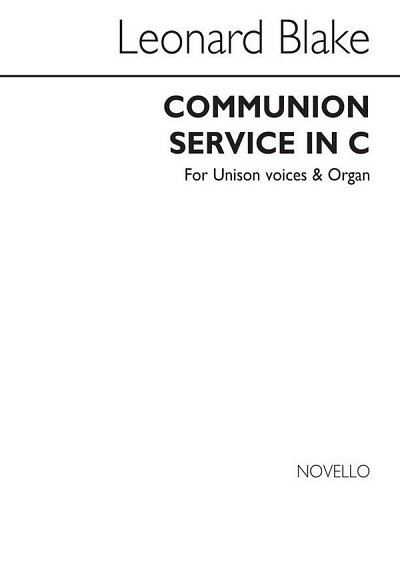 Communion Service In C Latin And English, Ch1Org (Chpa)