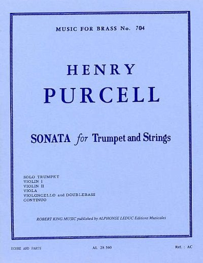 H. Purcell: Sonata For Trumpet And Strings (Pa+St)