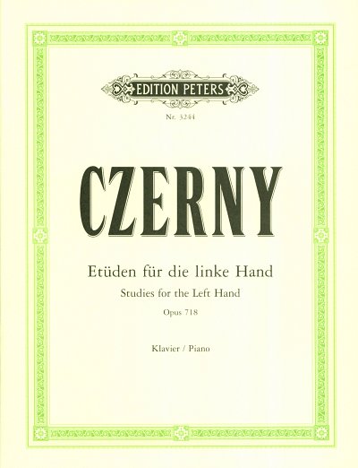 C. Czerny: 24 Etüden für die linke Hand op. 718, Klav