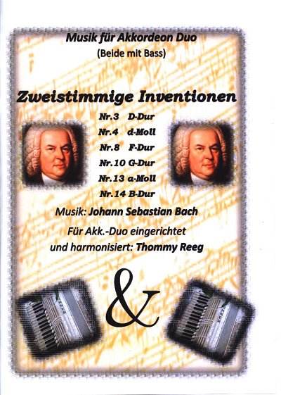 J.S. Bach: Zweistimmige Inventionen, 2Akk (Pa+St)