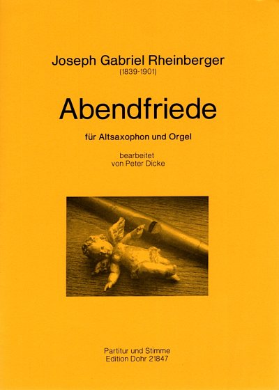 J. Rheinberger: Abendfriede op. 156/10, AsaxOrg (PaSt)