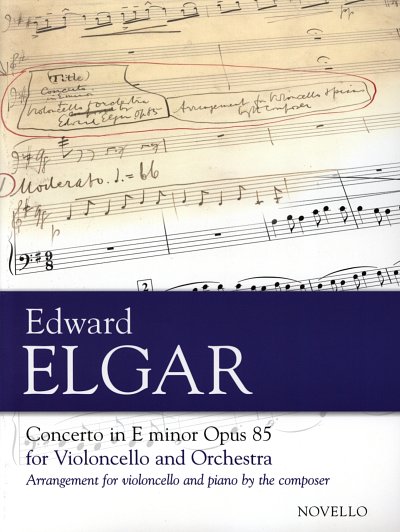 E. Elgar: Concerto For Cello And Orchestra I, VcKlav (Part.)