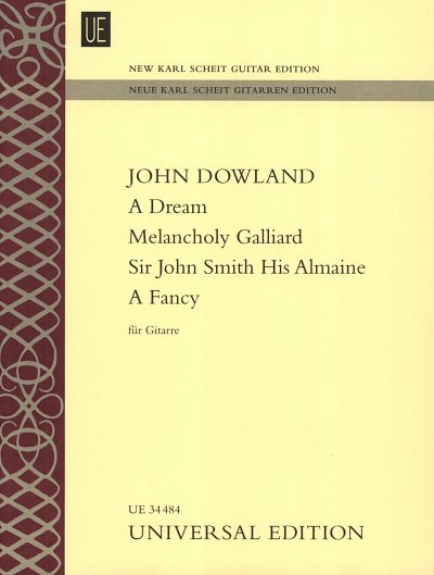 J. Dowland: A Dream - Melancholy Galliard - Sir John Sm, Git