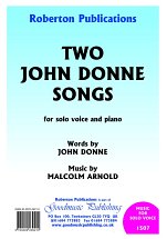 M. Arnold: Two John Donne Songs, Ges (Bu)