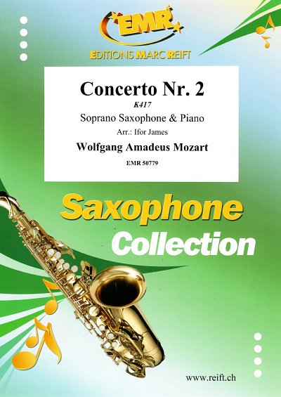 W.A. Mozart: Concerto No. 2, SsaxKlav
