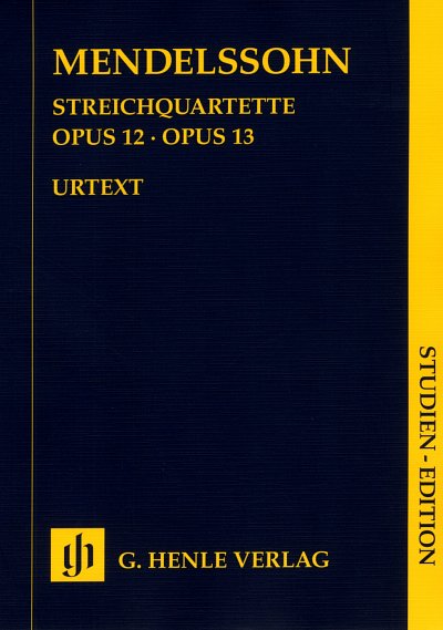 F. Mendelssohn Barth: Streichquartette op. 12, 2VlVaVc (Stp)