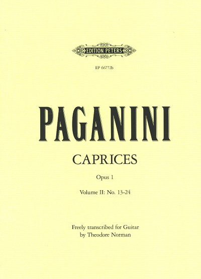 N. Paganini: Caprices 2 Op 1