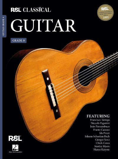 RSL Classical Guitar Grade 8 (2022), Git (+Tab)