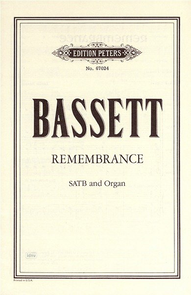 L. Bassett: Remembrance