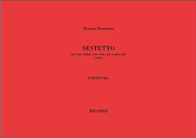 F. Donatoni: Sestetto, Stro (Part.)